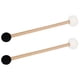 thumbnail image 3 of Felt Rubber Bass Drum Mallet Double-Ended Drum Stick 2Pcs Set, 3 of 5
