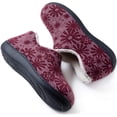 thumbnail image 4 of RockDove Women's Bootie Slippers with Memory Foam, Ladies Warm Closed Back House Shoes with Non-Slip Outdoor Rubber Sole, 4 of 6