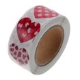 thumbnail image 1 of 1 Rouleau d'Autocollants Cadeaux de la Saint-Valentin Autocollants en Forme de Cœur, 1 of 6