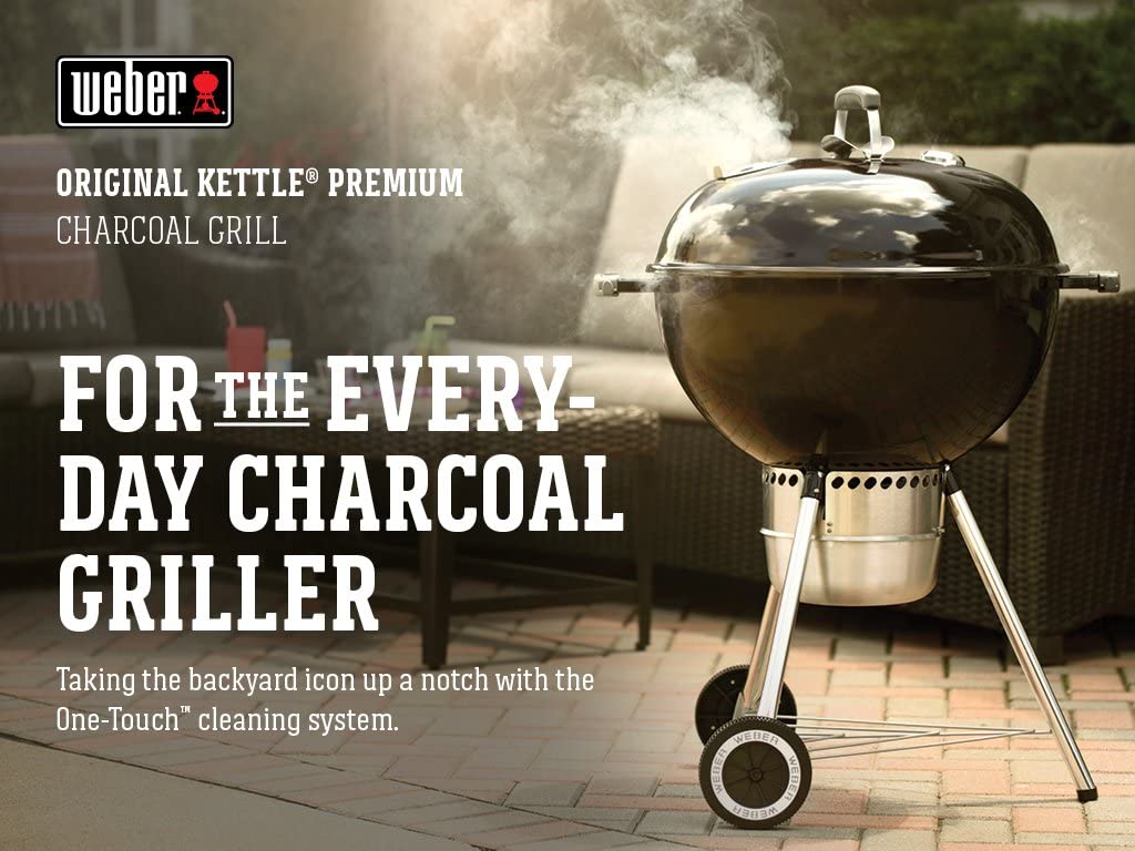 Weber Original Kettle Premium Charcoal Grill, 22-Inch, Black - image 2 of 2