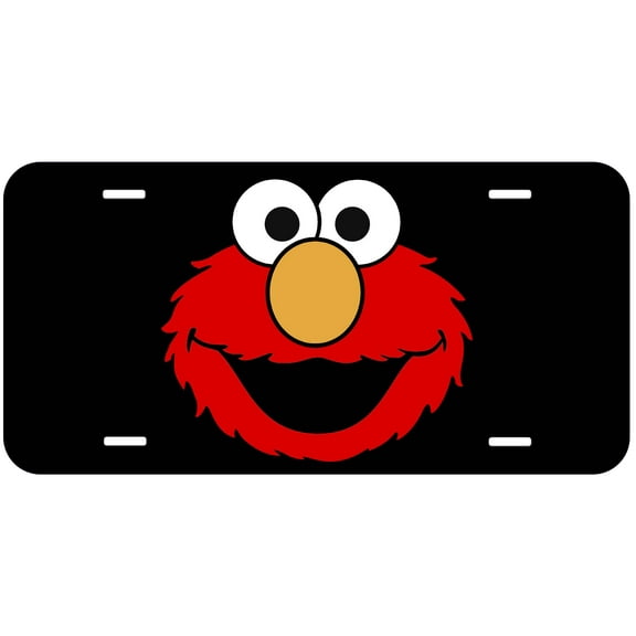 Elmo TAG02 Novelty Car Auto License Plate