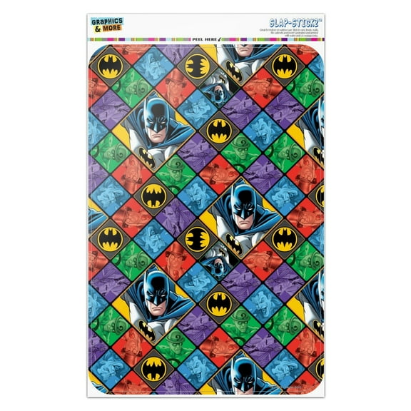 Batman and Villains Pattern Home Business Office Sign