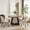 Table:Brown, variant on HJhomeheart 5 Piece 47" Round Dining Table Chairs Set for 4, Farmhouse Kitchen Table & 4 Mid Century Dinning Chairs for Home Dining Living Room