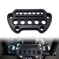 thumbnail image 1 of WOWTK Abrazaderas elevadoras superiores para manillar de luz indicadora de motocicleta, de aluminio, para Harley Sportster XL 883 Dyna Fat Bob 1995-2020 Low Rider FXD, color negro, 1 of 5