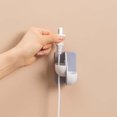 thumbnail image 2 of Free Punching Wire Rack Wall Mounted Storage Rack Power Plug Holder Office, 2 of 5