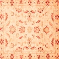 thumbnail image 1 of Ahgly Company Indoor Square Oriental Orange Traditional Area Rugs, 8' Square, 1 of 4