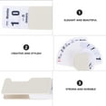 thumbnail image 4 of VERDANVERSE 1Set Turntable Perpetual Calendar White Plastic Everyday Use Furniture, 4 of 7