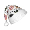 thumbnail image 2 of Balery Hip Hop Dog Pattern Santa Hat Christmas Hat Funny Christmas Hat Christmas Knitted Beanie Hat For Men Women Adult, 2 of 6