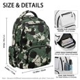 thumbnail image 5 of HELLHERO Camo Splatter Large Capacity School Bookbag for Daily Use Casual, Durable Lightweight 600D Polyester School Bag, 5 of 8