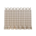 thumbnail image 2 of Ruffled Oven Cover with Adjustable Tie, Waterproof Stove Top , Stain Proof Kitchen Appliance Protection for Farmhouse Decor, 2 of 6