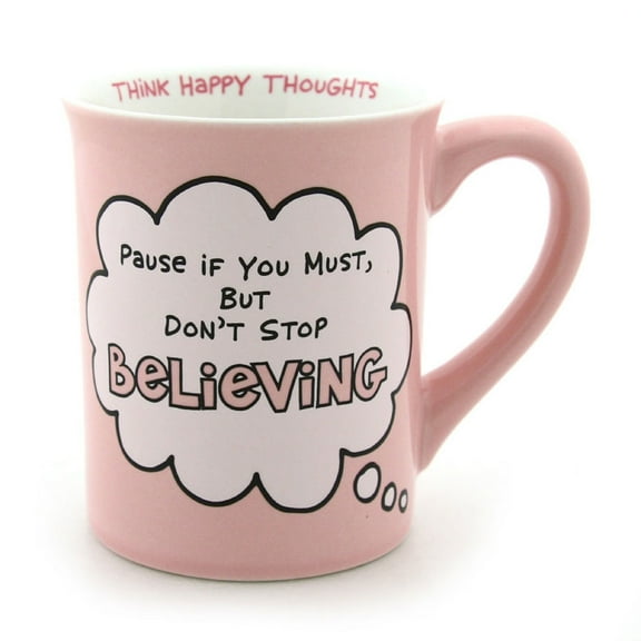 Don't Stop Believing Gift Mug 16oz Coffee Mug Inspirational Gift, Friend Gift