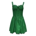 thumbnail image 2 of Vestido liso con lazo francés para mujer: falda clásica, adorable y elegante para el día a día, el trabajo o salir por la noche, tallas S-XL, 2 of 7