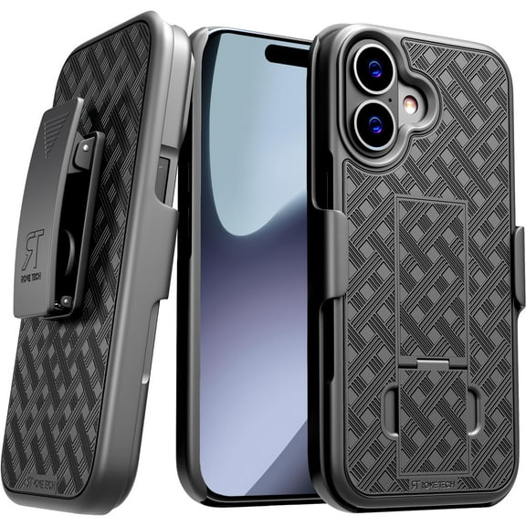 Apple iPhone 17 Belt Clip Holster Phone Case - Black