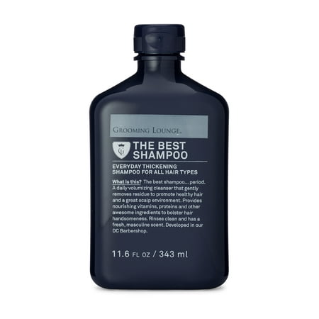 Grooming Lounge The Best Shampoo for Men, 11.5 Oz (Best Beard Shampoo For Black Men)