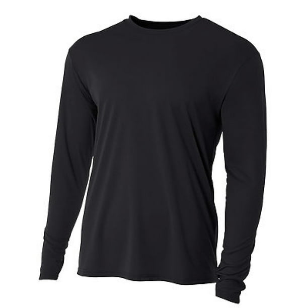 A4 - A4 Youth Long Sleeve Cooling Performance Crew Nb3165 - Walmart.com ...