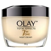 Olay Total Effects 7 In 1 Anti-Aging Face Moisturizer Night Cream With Vitamin E, B3 And Pro B5, 1.7 Oz