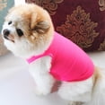 thumbnail image 3 of Novobey Pet Dog Thin Vest Summer Vest Coat Sleeveless Shirt Solid Color Series Good Elasticity Breathable and Comfortable Suitable for Small and Medium Dogs for Daily Walking and Playing, 3 of 8