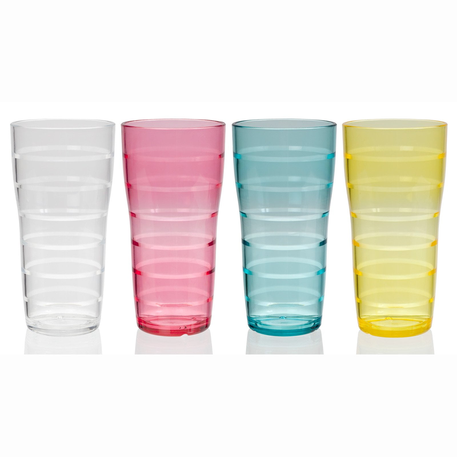 Creativeware 26 oz. Capacity Tumblers, 8 Pack Assorted Colors