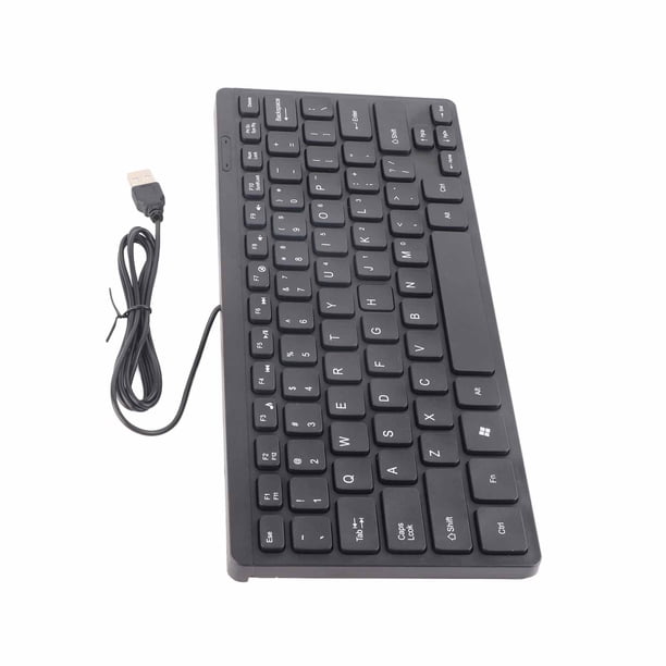 Teclado Con Cable, Cómodo Teclado Multimedia Mini para el Hogar para la portátil para laptop