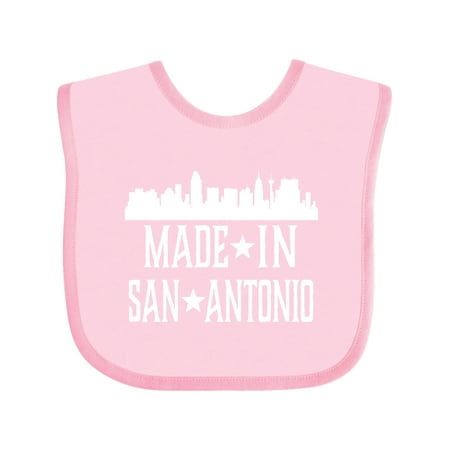 

Inktastic Made in San Antonio Texas Gift Baby Boy or Baby Girl Bib