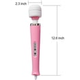thumbnail image 2 of Wired Powerful Handheld Electric Back Massager, Strong Personal Vibrating Massage for Sports Recovery, Muscle Aches, Body Pain (Pink-US), 2 of 6