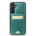 thumbnail image 6 of for Samsung Galaxy S24+ Case Wallet with Card Holder for Women Men Compatible with Magsafe Wallet Detachable Magnetic 2 in 1 Stand Credit Card Slots PU Leather Shockproof Phone case-Off, Green, 6 of 9