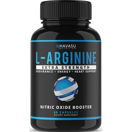 Extra Strength L Arginine - 1200mg Nitric Oxide Supplement for Muscle Growth, Vascularity & Energy - Powerful No Booster with L-Citrulline & Essential Amino Acids to Train Longer & (Best Amino Acid Supplement For Muscle Growth)