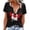 Black, variant on Women Canada National Pride T Shirt Maple Leaf Canadian Flag Round Neck Short Sleeve Tee Women National Day 1st July Patriotic Streetwear Women’s T-Shirt for Canada Day Celebration