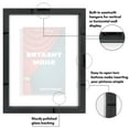 thumbnail image 6 of Americanflat 9.5x12.5 Picture Frame with Shatter-Resistant Glass Playbill Signature Float Collection - Black, 6 of 9