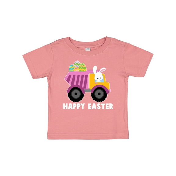 Inktastic Happy Easter Bunny Delivering Easter Eggs Boys or Girls Baby T-Shirt
