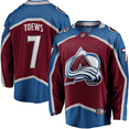 thumbnail image 1 of Devon Toews Colorado Avalanche NHL Fanatics Breakaway Home Jersey, Medium, 1 of 3