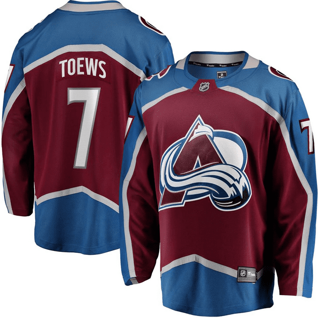 Devon Toews Colorado Avalanche NHL Fanatics Breakaway Home Jersey, XX-Large
