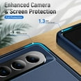 thumbnail image 3 of Designed for Samsung Z Fold 5 Heavy Duty Case, Protection Shockproof Dropproof Dustproof Anti-Scratch Phone Case Cover for Samsung Z Fold 5 Heavy Duty Case, Navy Blue, 3 of 8