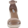 thumbnail image 3 of Steve Madden Womens Submit Square Toe Ankle Strap Wedge Espadrille Sandals, 3 of 3