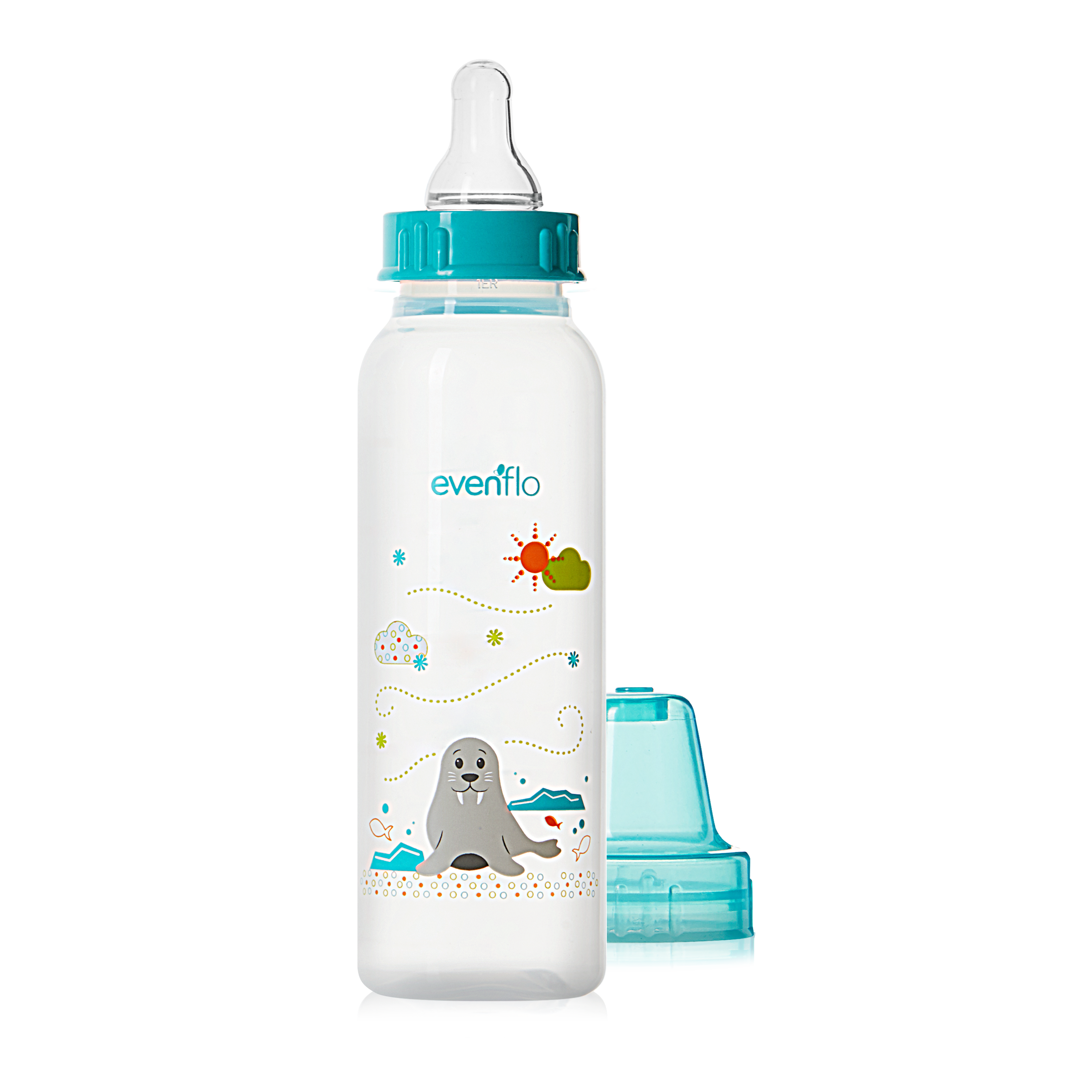 Evenflo Feeding Classic Prints Polypropylene Baby Bottle for Infant and Newborn, 8 oz (12 Pack) - image 4 of 5