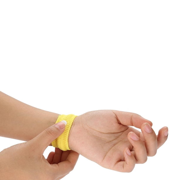 Salmue Pulsera Anti-repugnante para el Bus, 5 Colores para mareos/mareos/náuseas matutinas, Pulsera Ajustable contra Las náuseas, fortalece la inmunidad(Amarillo) EOTVIA NO