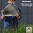 thumbnail image 4 of Gardenised Fake Garden Rock Cover Decorative Natural Texture Faux Stone  for Outdoor Landscaping Ideal for Hiding Irrigation Valve Water Pump Pipe Electrical Boxes & Cable in Yard or Lawn, Island Rock, 4 of 8