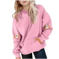 thumbnail image 2 of Dgankt Girls Hoodies Halloween Long Sleeved Casual Sports Hoodie Long Sleeved Hoodie Sweatshirt for 5-14 Years, 2 of 4