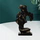 thumbnail image 3 of Pareja Estatua Abstracto Cariñoso Pareja para Regalos de Negro Zulema Figura de estatua de pareja, 3 of 5