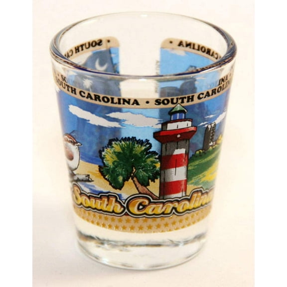 South Carolina State Wraparound Shot Glass