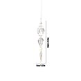 thumbnail image 2 of Christmas Tree Topper Crystal Finial Ornament Clear Pearl Hanging Decoration for Holiday Home Decor, Elegant Glass-like Tree Topper, 2 of 3