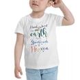 thumbnail image 3 of Hand Picked for Earth By My Grandparents In Heaven Cute Toddler Tshirts for Boys Girls (White, 4T), 3 of 5