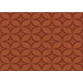 thumbnail image 1 of Ahgly Company Machine Washable Indoor Rectangle Transitional Orange Red Orange Area Rugs, 2' x 3', 1 of 7