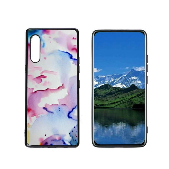 Watercolor-381 Phone Case, Degined for LG Velvet 4G Case Men Women, Flexible Silicone Shockproof Case for LG Velvet 4G