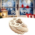 thumbnail image 4 of Pequeñas Piezas De Madera, Bloques Artesanales De Madera Con Forma De Pata De Oso, 30 Piezas Para árbol De Navidad, 4 of 7