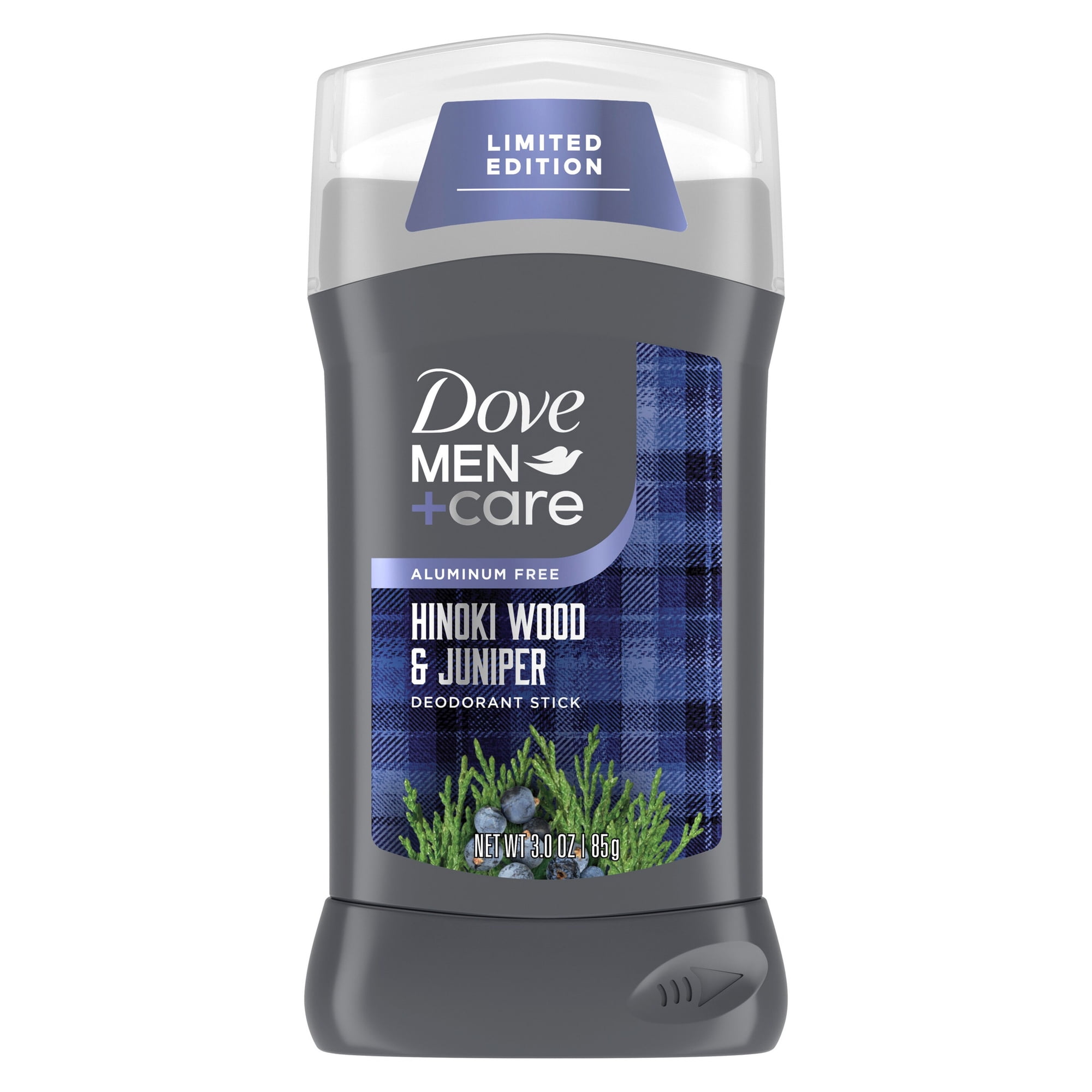 Dove Men+Care Deodorant Stick For Odor Protection & Long-Lasting Scent Limited Edition Hinoki Wood & Juniper With Aluminum-Free Formula, 3 oz