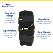 Brace Direct Internal Deluxe Knee Brace with Hinge - Advanced Pain Relief & Arthritis Support