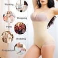thumbnail image 3 of Shapewear High Waisted Shapewear Shorts For Women Seamless Comfy Body Underwear Girdle Sleek And Lean Buckle up Bodysuit Corseted Bodysuit Top Women Thinning Clothes Women Body Control Exercise Waist, 3 of 6