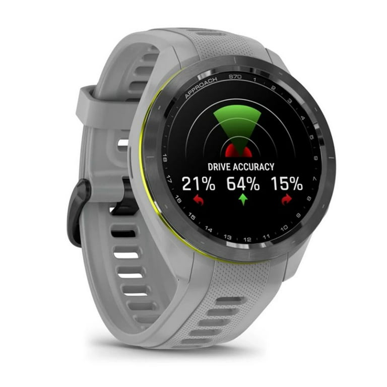 Garmin Approach S70 42 mm Premium GPS Golf Watch, Powder Grey Band