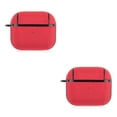 thumbnail image 1 of sweethay Estuche protector para auriculares de nailon a prueba de agua, funda inalámbrica Little Pro portátil, reemplazo Visual a prueba de golpes para Rojo 2piezas, 1 of 6
